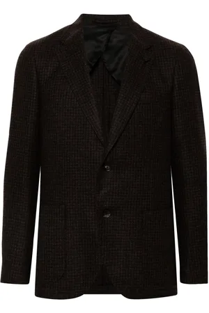 LARDINI Brooch-detail blazer