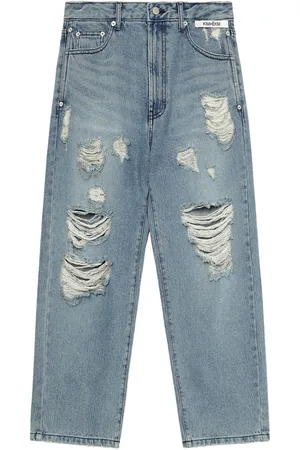KIMHEKIM Ripped straight jeans