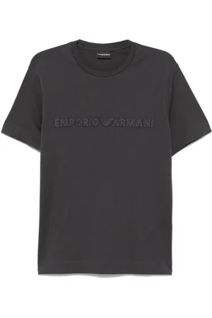 Emporio Armani Logo-embroidered T-shirt