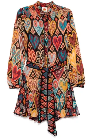 Farm Rio Belted mini dress