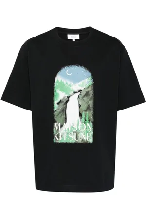 Maison Kitsuné Waterfall oversize T-shirt