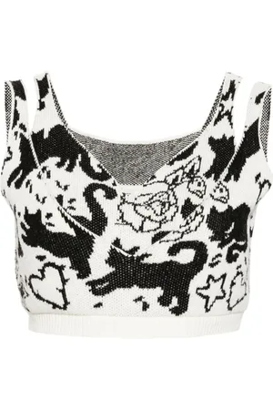 Twin-Set Jacquard top