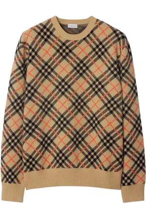 Burberry Check cashmere jumper