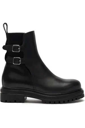 Scarosso Leather biker boots
