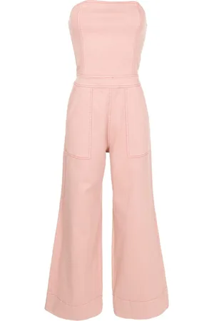 Lethicia Bronstein Alice strapless denim jumpsuit