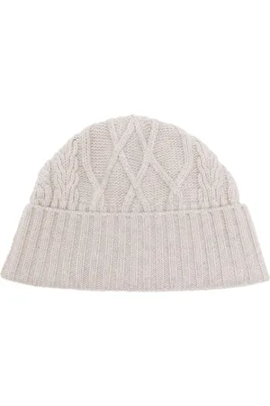 N.PEAL Chunky-knitted beanie hat