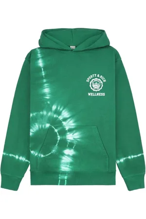 Sporty & Rich Emblem Tie Dye hoodie
