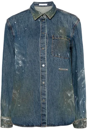 Helmut Lang Painted denim shirt