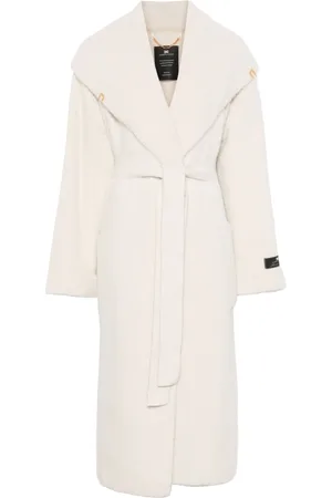 Elisabetta Franchi Knitted wrap coat