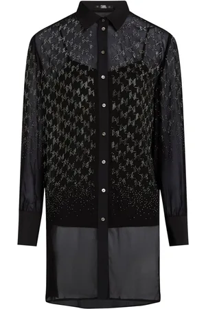 Karl Lagerfeld Rhinestone-embellished shirt