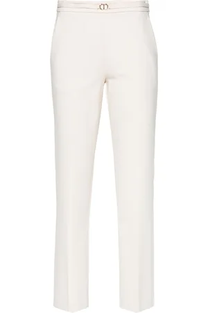 Twin-Set Oval T creased trousers