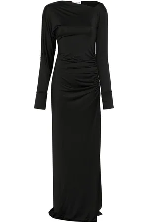 Victoria Beckham Asymmetric-neck maxi dress