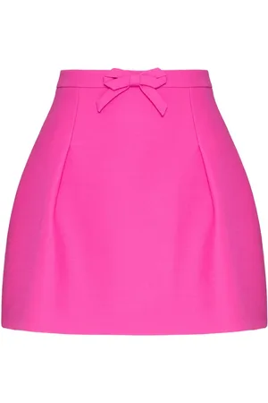 VALENTINO GARAVANI Crepe Couture mini skirt
