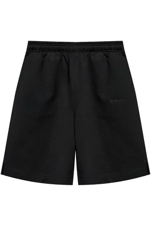 Vetements Logo-embroidered track shorts