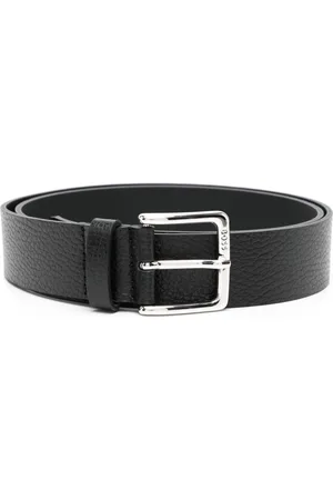 HUGO BOSS Logo-engraved leather belt