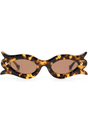 Nanushka Tully floral-frame sunglasses