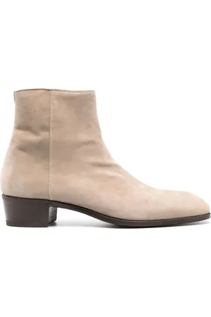 LARDINI 45mm suede ankle boots