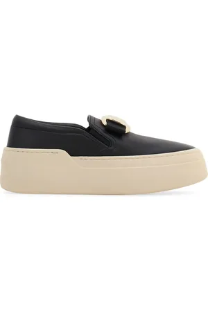 Salvatore Ferragamo New Vara plate slip-on sneakers