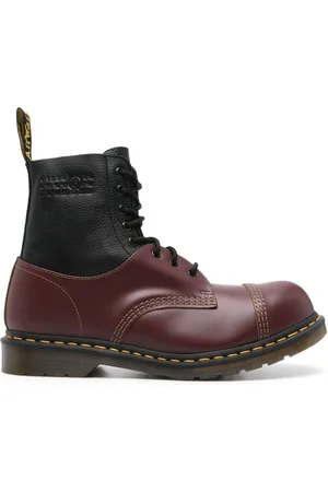 Maison Margiela X Dr. Martens colourblock ankle boots