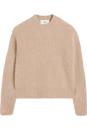 Ami Ribbed wool blend jumper