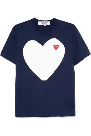 Comme des Garçons Heart-patch T-shirt
