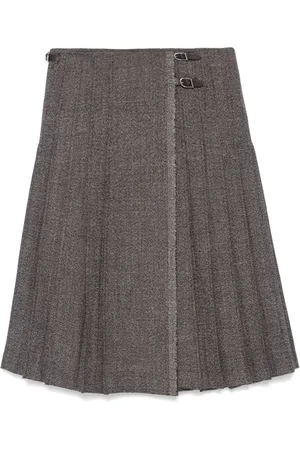 Durazzi Milano Pleated midi skirt