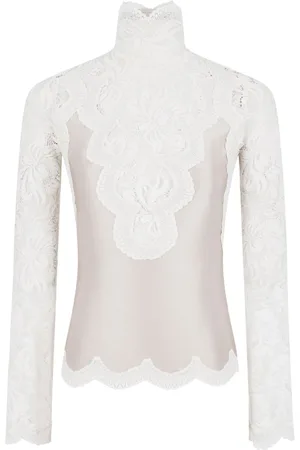 Paco rabanne Long-sleeve lace top