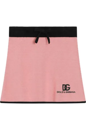 Dolce & Gabbana Embroidered-logo mini skirt
