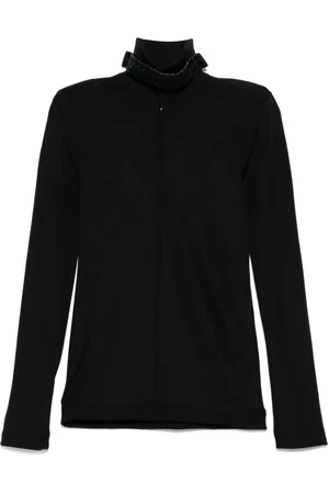 TOGA PULLA Glossy rib top