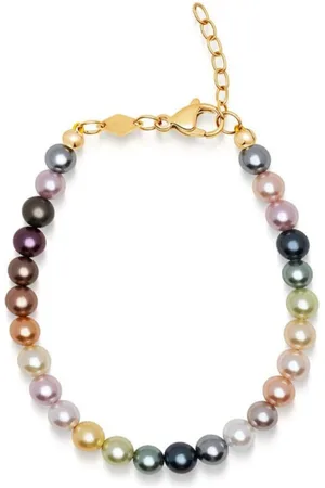 Nialaya Rainbow pearl bracelet