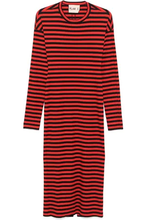 Plan C Breton midi dress