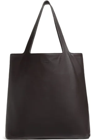 Ermenegildo Zegna Secondskin leather tote bag