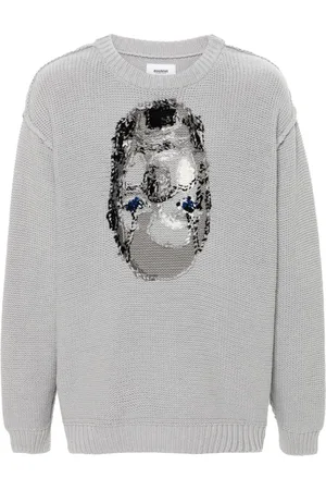 DOUBLET Inside-out jacquard jumper