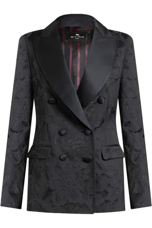 Etro Double-breasted jacquard blazer