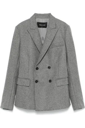Fabiana Filippi Double-breasted flannel blazer