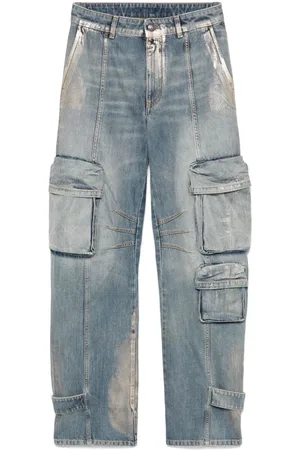 Palm Angels Coated cargo jeans