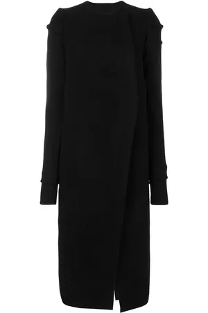 Rick Owens Cut out jersey coat