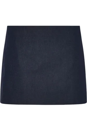 ROSETTA GETTY Twill mini skirt