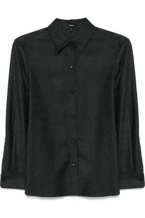 THEORY Virgin-wool shirt