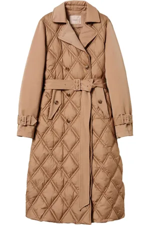 Twin-Set Double-breasted quilted puffer jacket