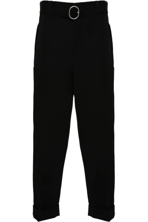 Jil Sander Straight-leg belted wool trousers