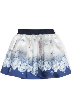 MONNALISA A-line twill miniskirt