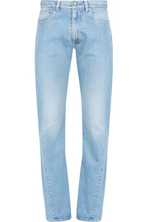 Maison Margiela Turn-up cotton jeans