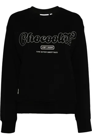 Chocoolate Logo-embroidered sweatshirt