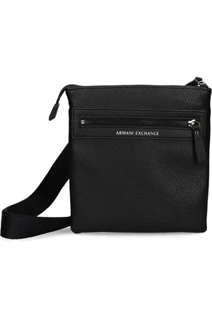 Armani Exchange Faux-leather messenger bag