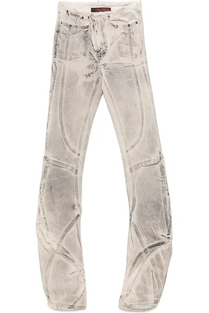 OTTOLINGER Draped raw-cut jeans