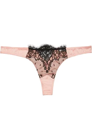 FLEUR DU MAL Iris lace thong