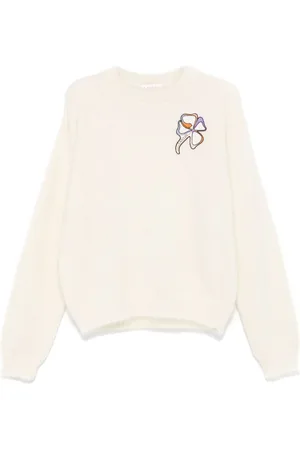 Lanvin Clover-patch sweater
