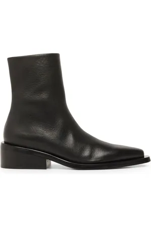 MARSÈLL Calf leather pointed toe boots