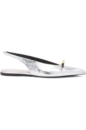 Lanvin Laminated leather ballerina shoes